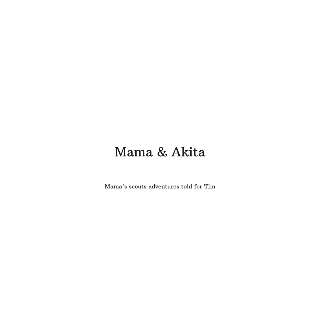 Title page